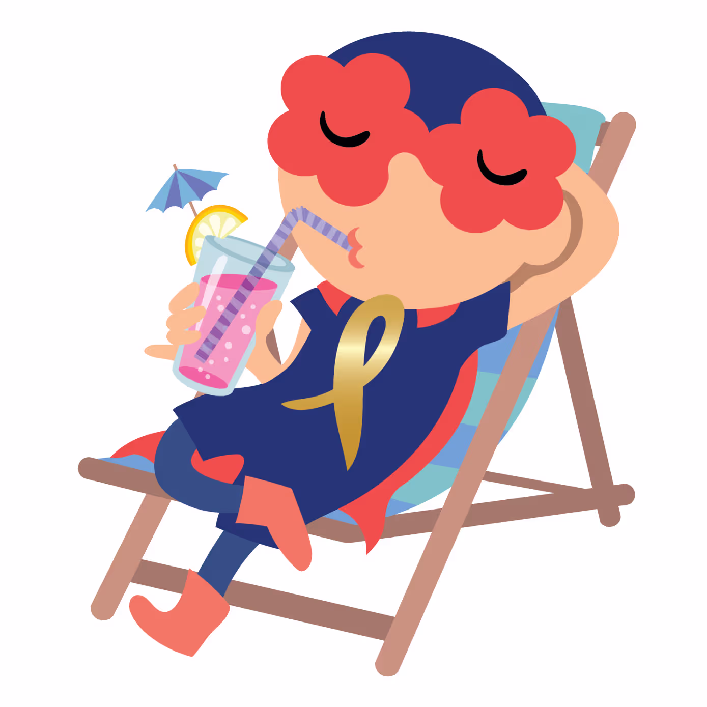 Peipi relaxing on his summer holiday