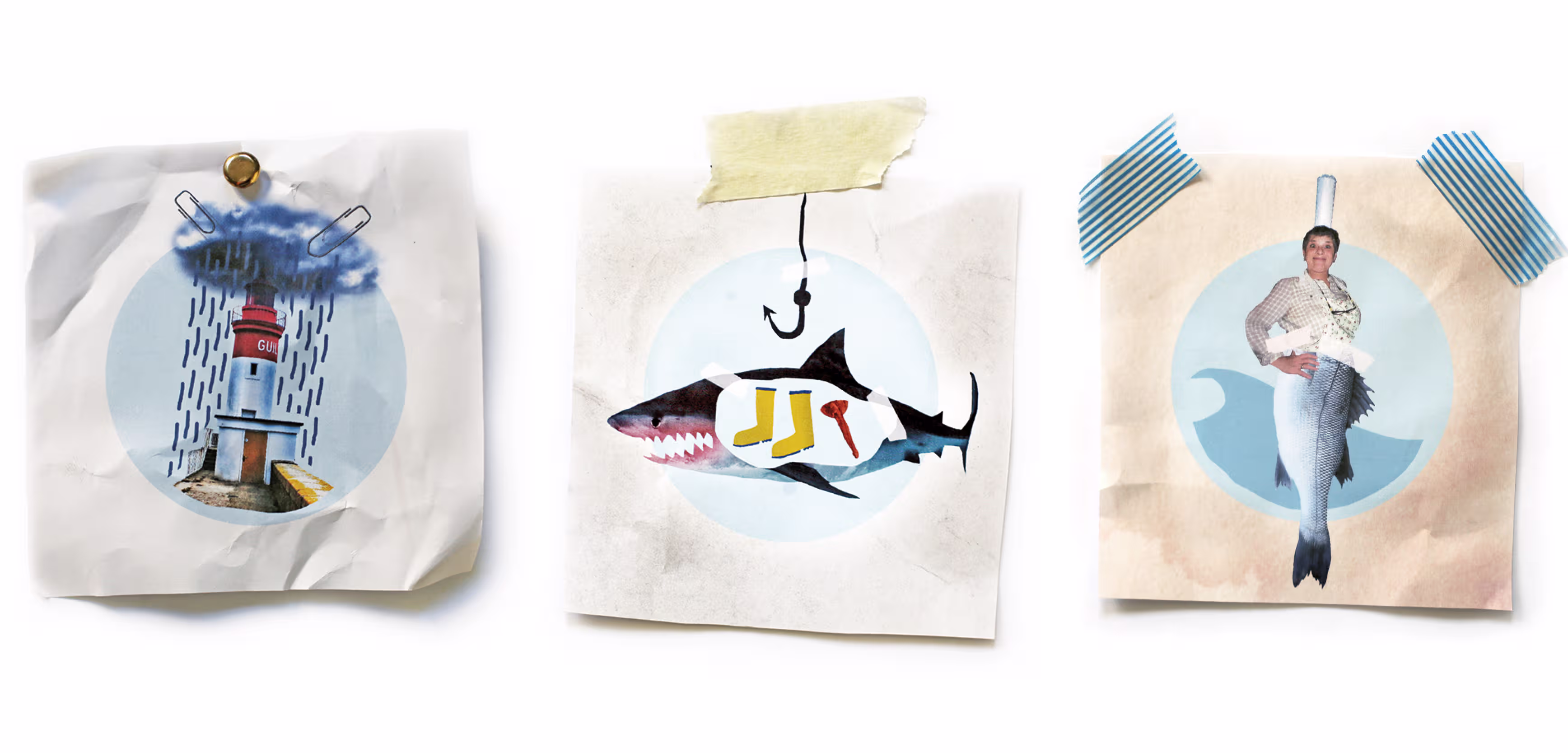 Illustration samples from my collection of seamen's yarn 