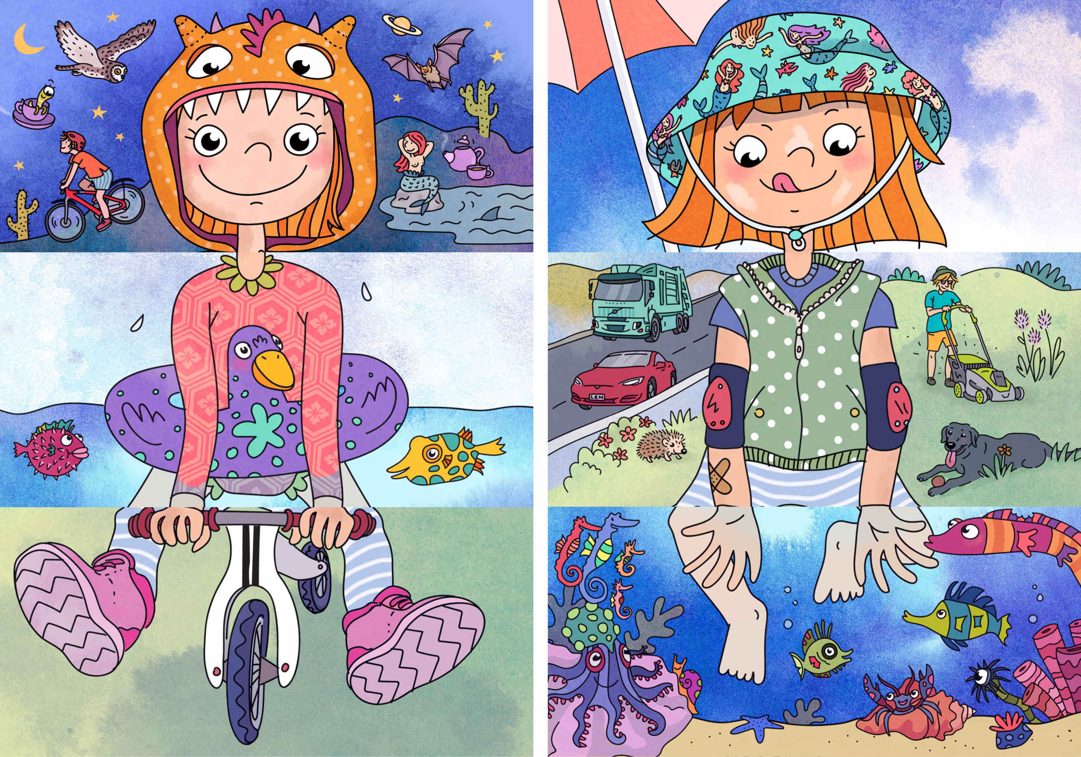 I turned my daughter into a fun little toggle book